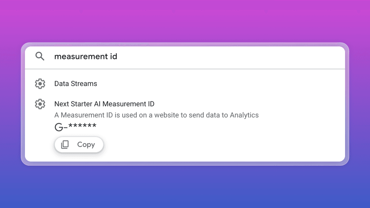 Google Analytics Measurement ID
